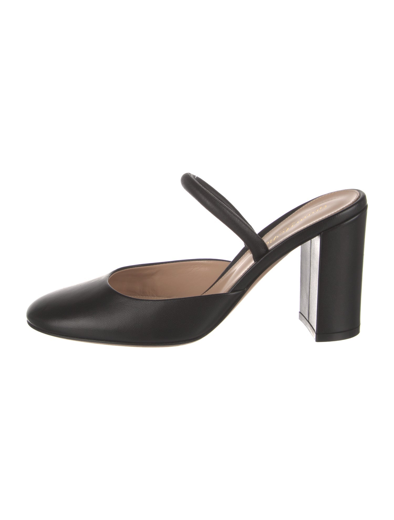 Gianvito Rossi Leather Mules
