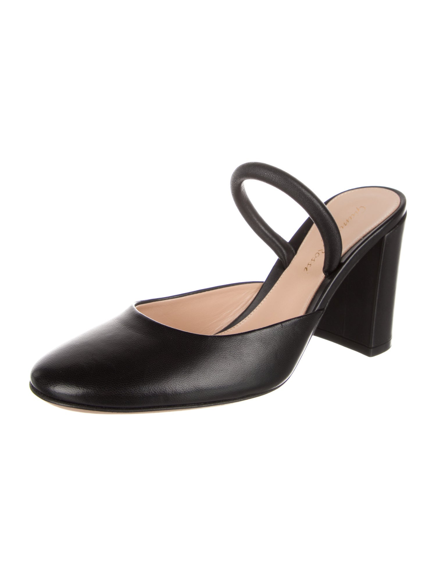 Gianvito Rossi Leather Mules