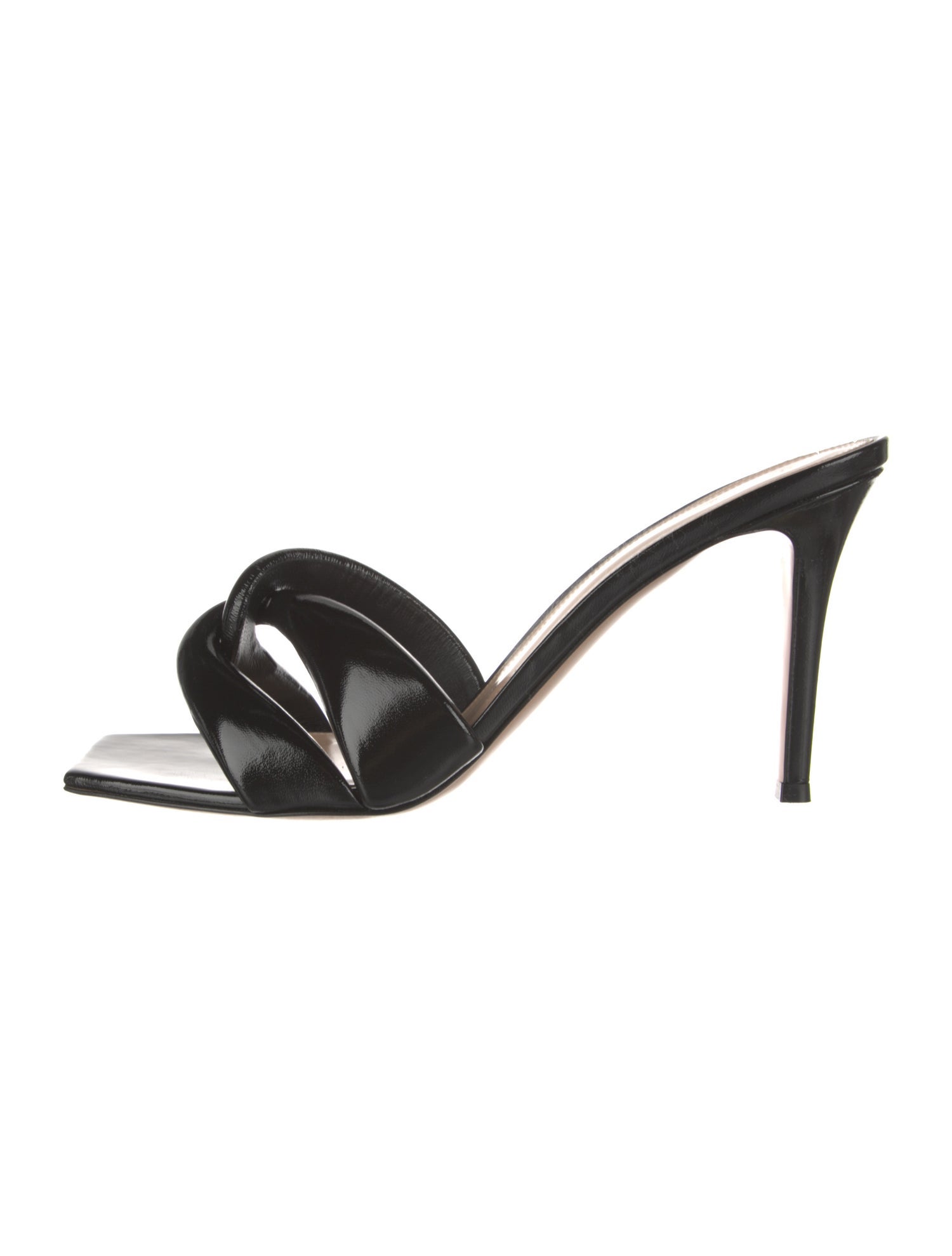 Gianvito Rossi Patent Leather Slides