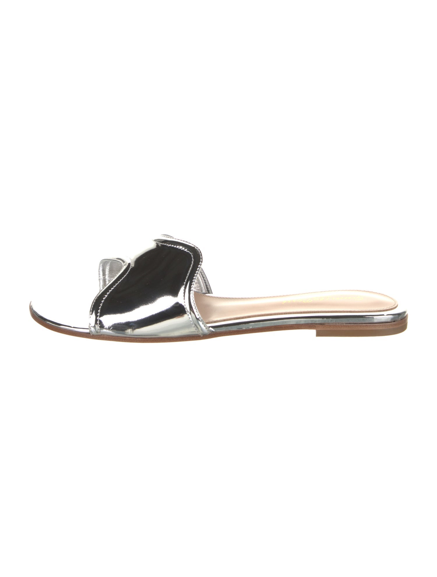 Gianvito Rossi Patent Leather Slides