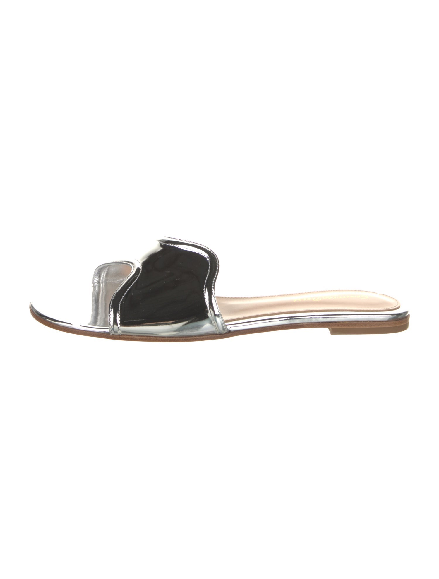 Gianvito Rossi Patent Leather Slides