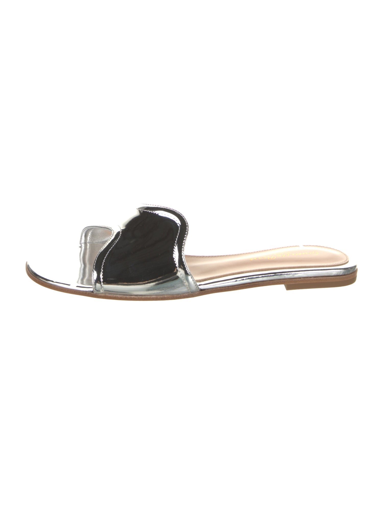 Gianvito Rossi Patent Leather Slides