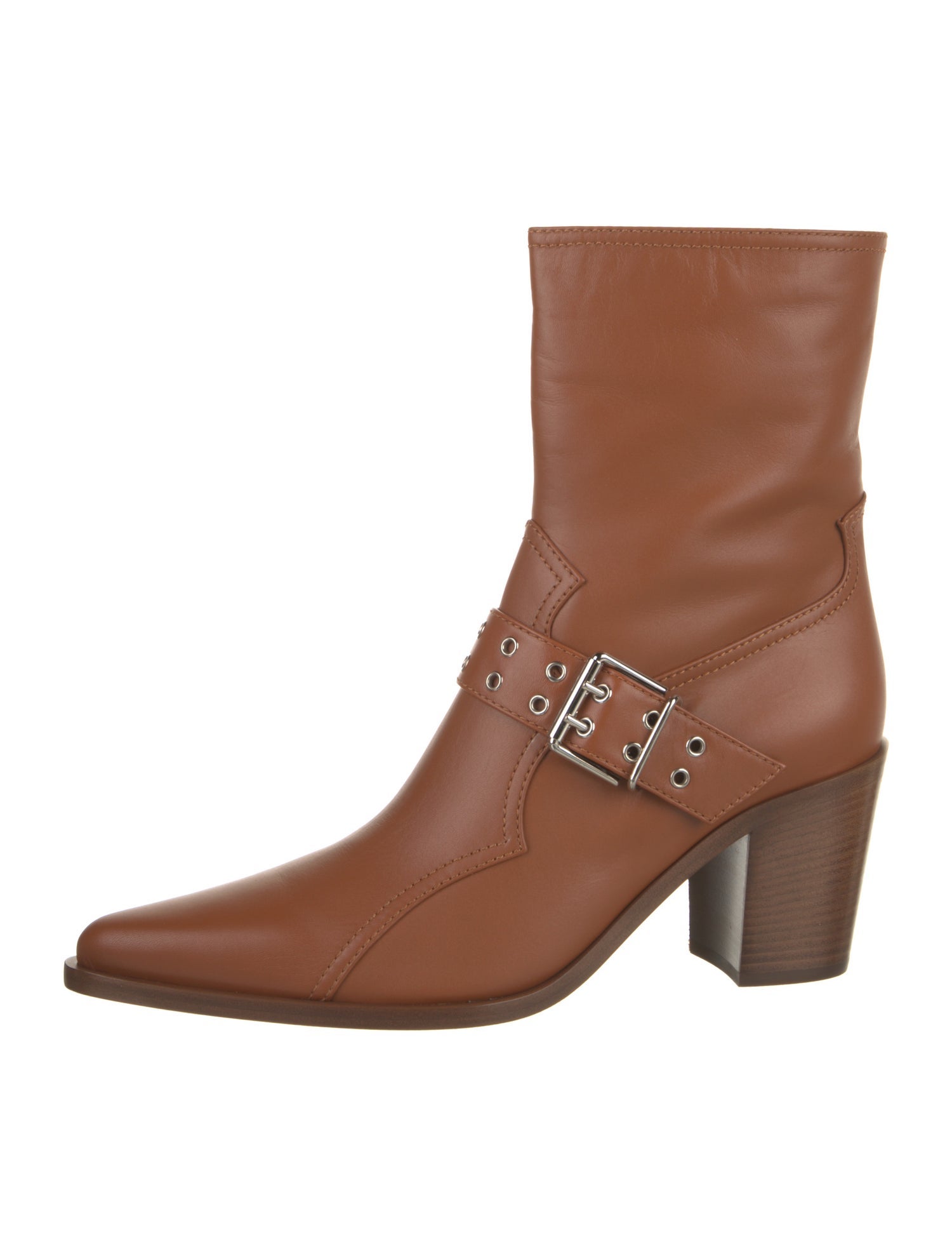 Gianvito Rossi Leather Moto Boots