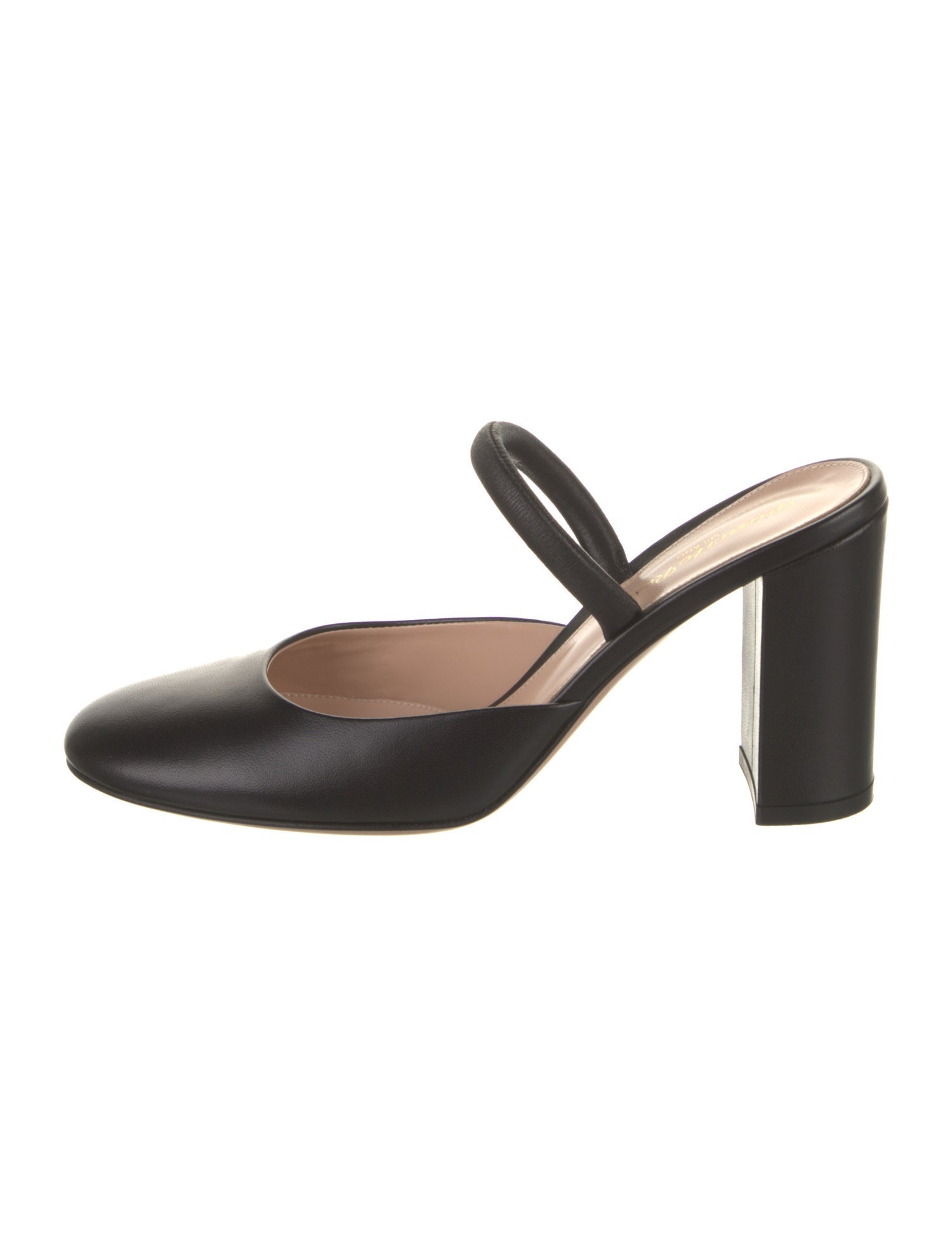 Gianvito Rossi Leather Mules