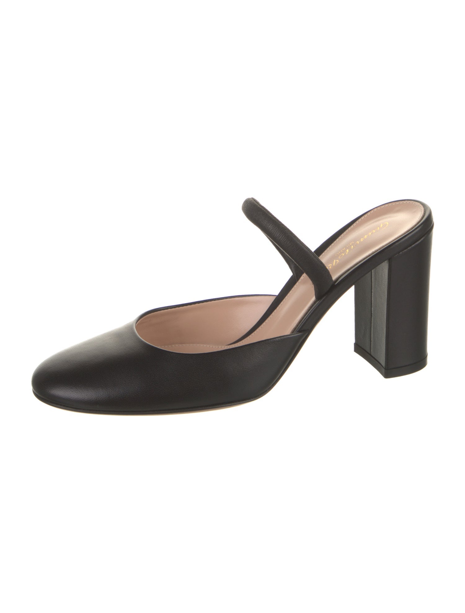 Gianvito Rossi Leather Mules