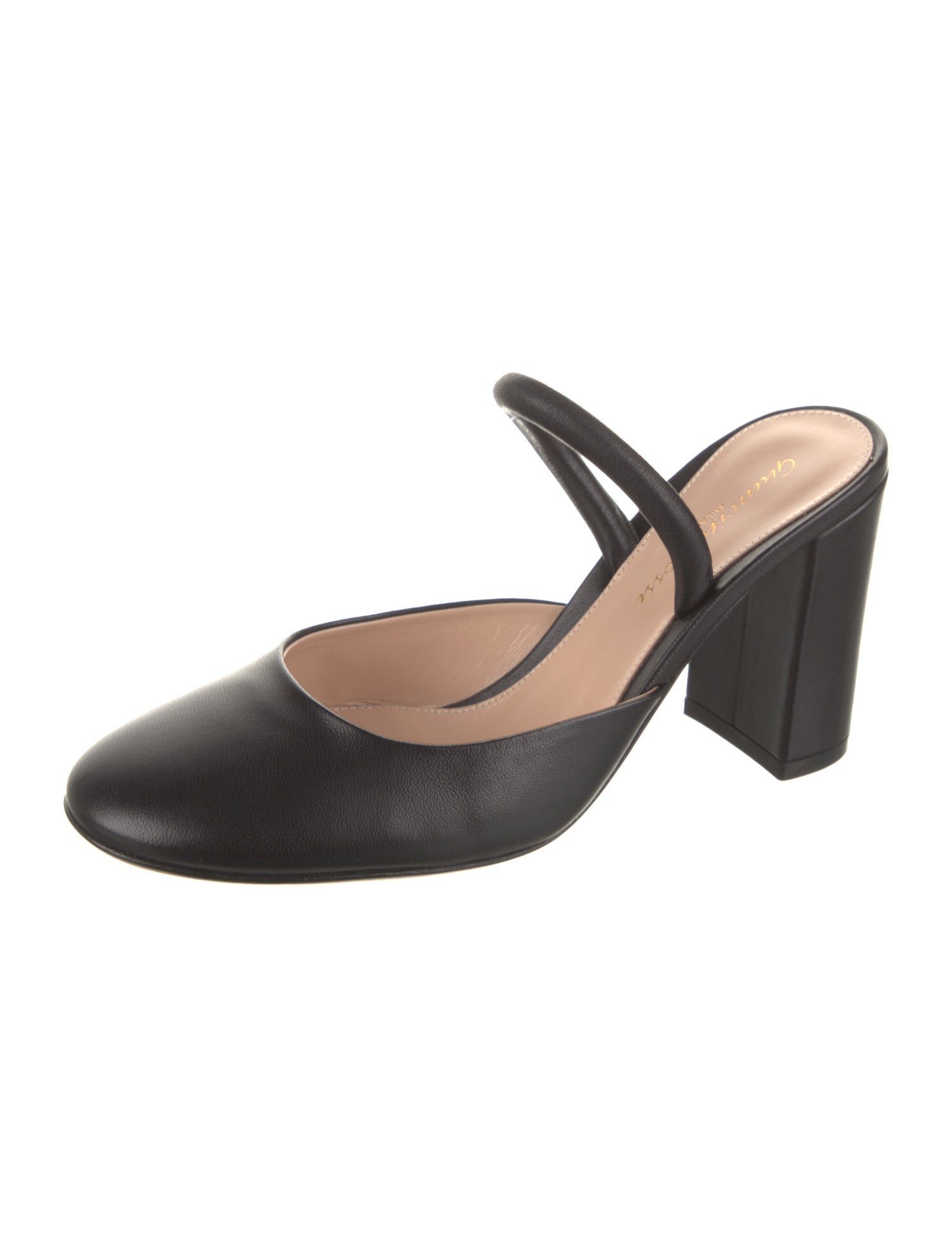 Gianvito Rossi Leather Mules