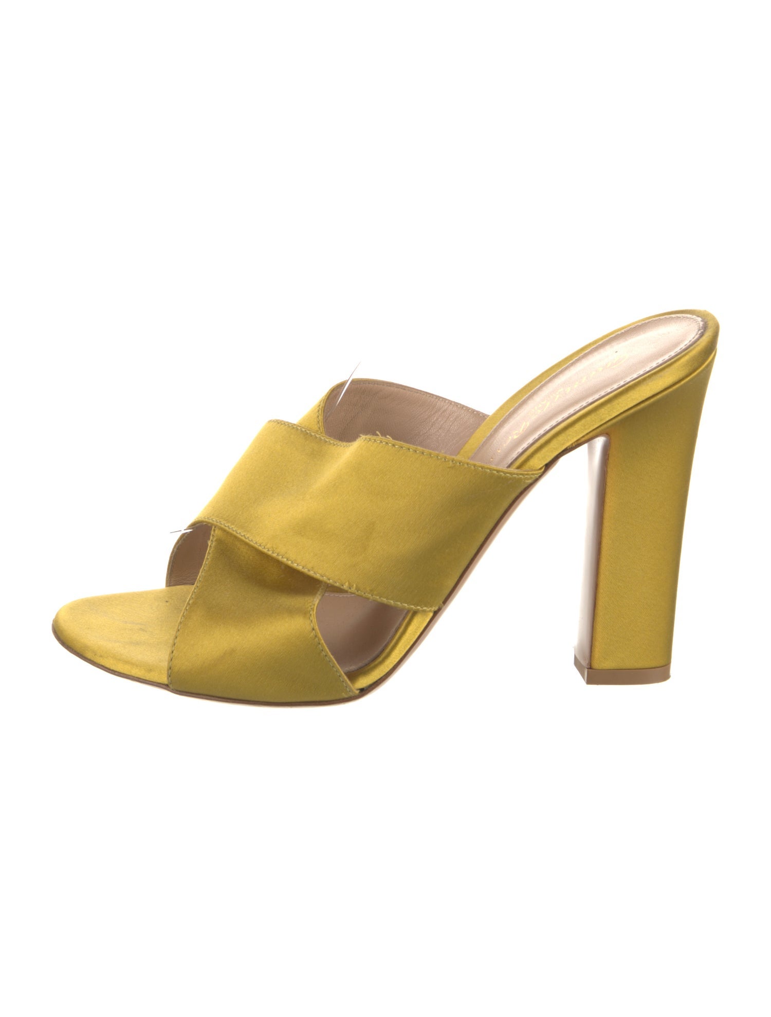 Gianvito Rossi Satin Slides