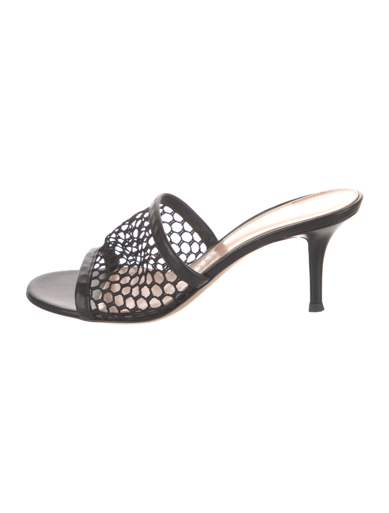 Gianvito Rossi Leather Slides