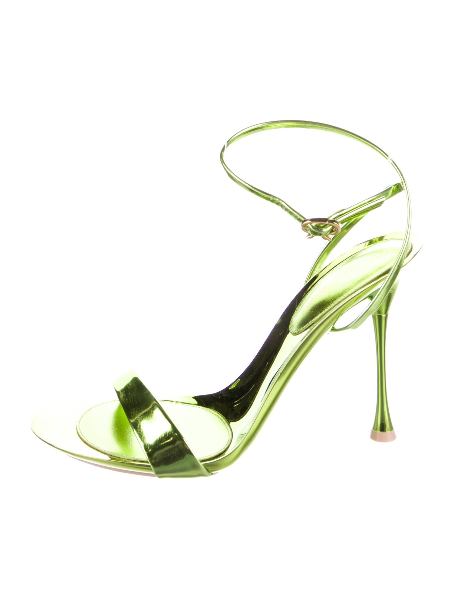 Gianvito Rossi Patent Leather Slingback Sandals