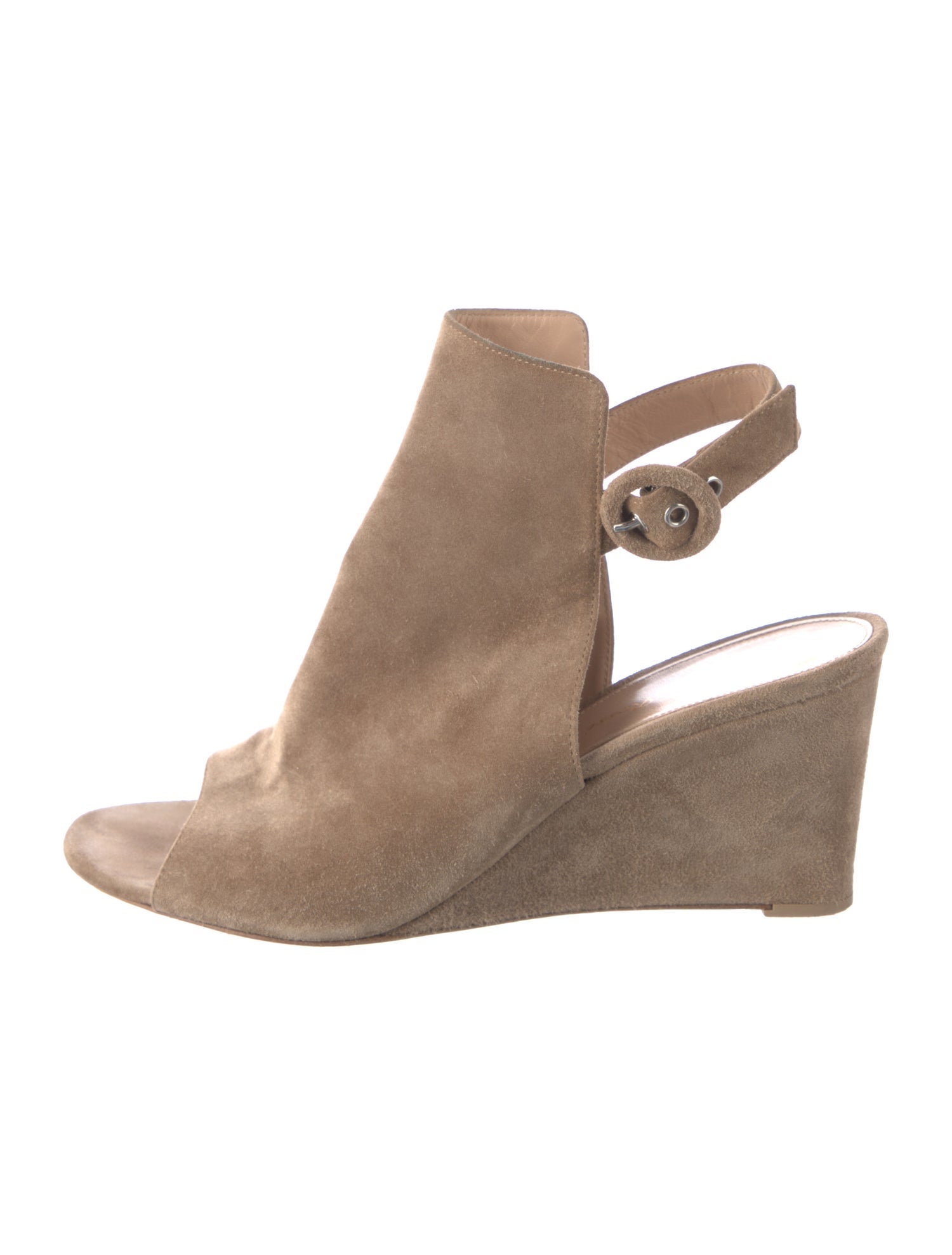 Gianvito Rossi Suede Slingback Pumps