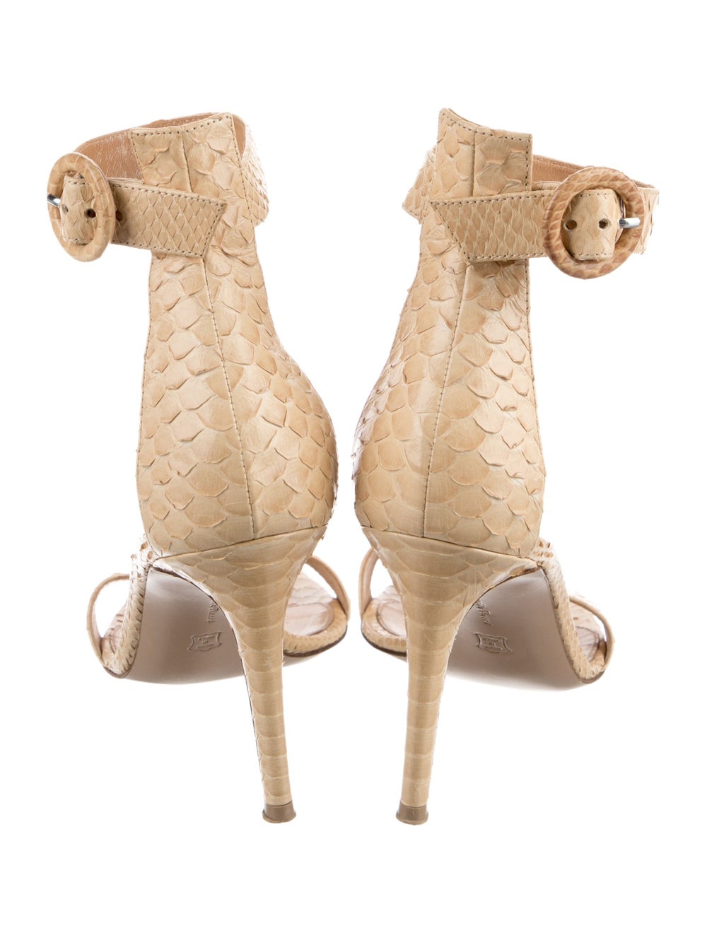 Gianvito Rossi Python Sandals - image 4
