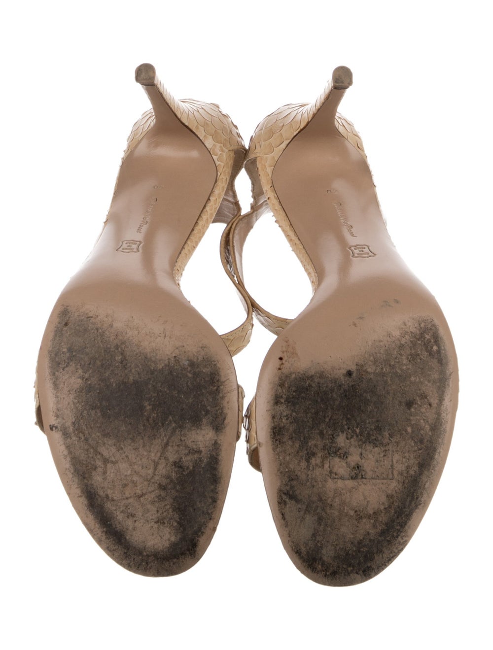 Gianvito Rossi Python Sandals - image 5
