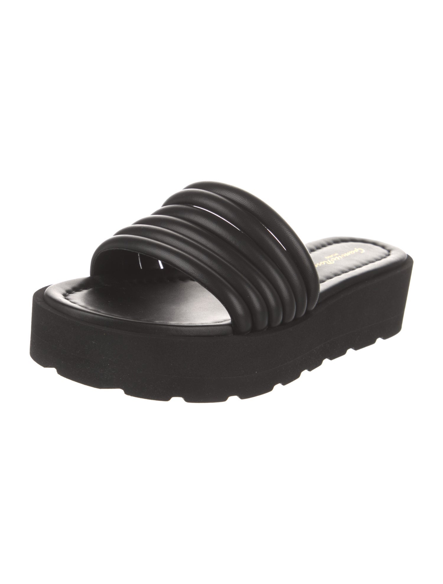 Gianvito Rossi Leather Slides
