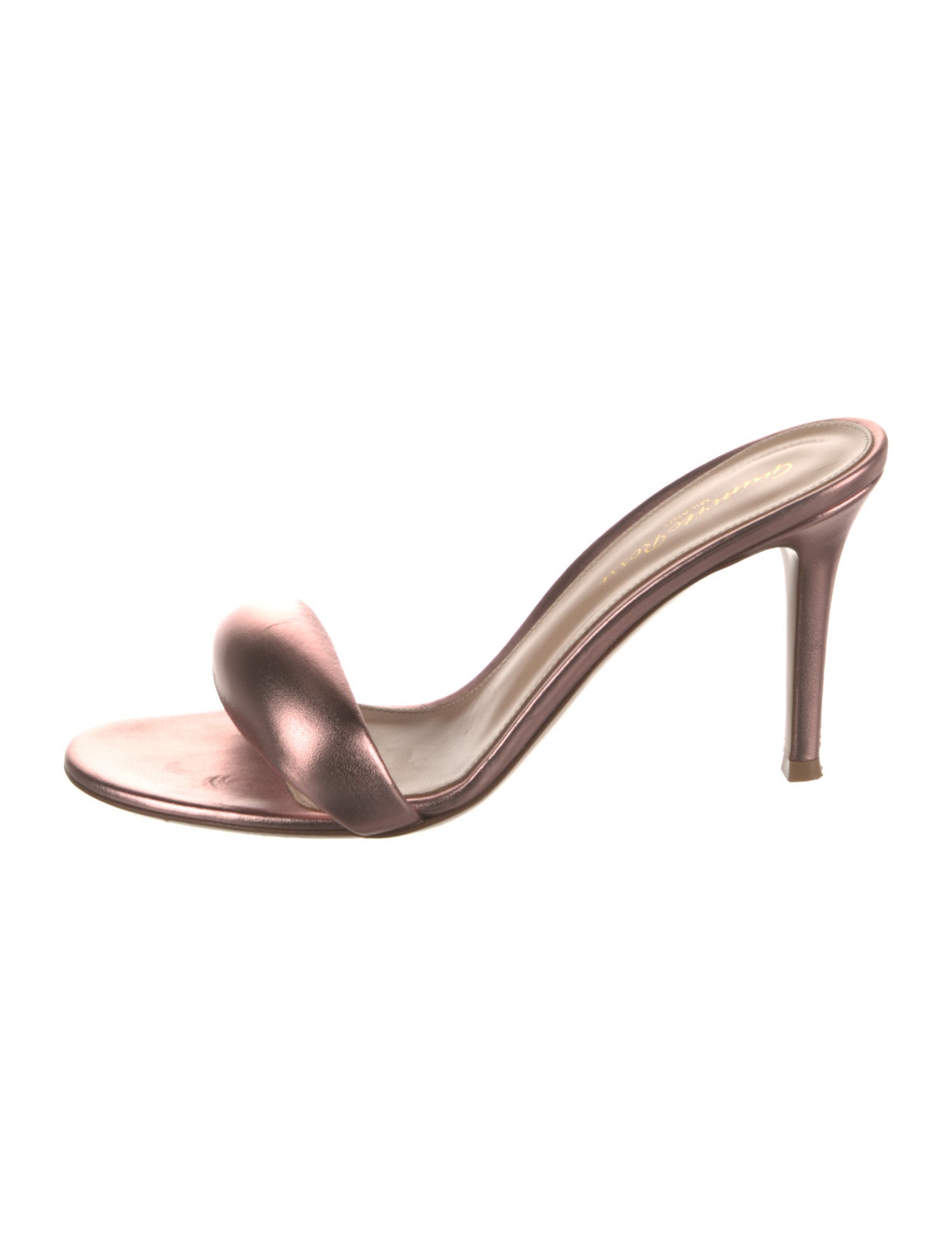 Gianvito Rossi Leather Slides