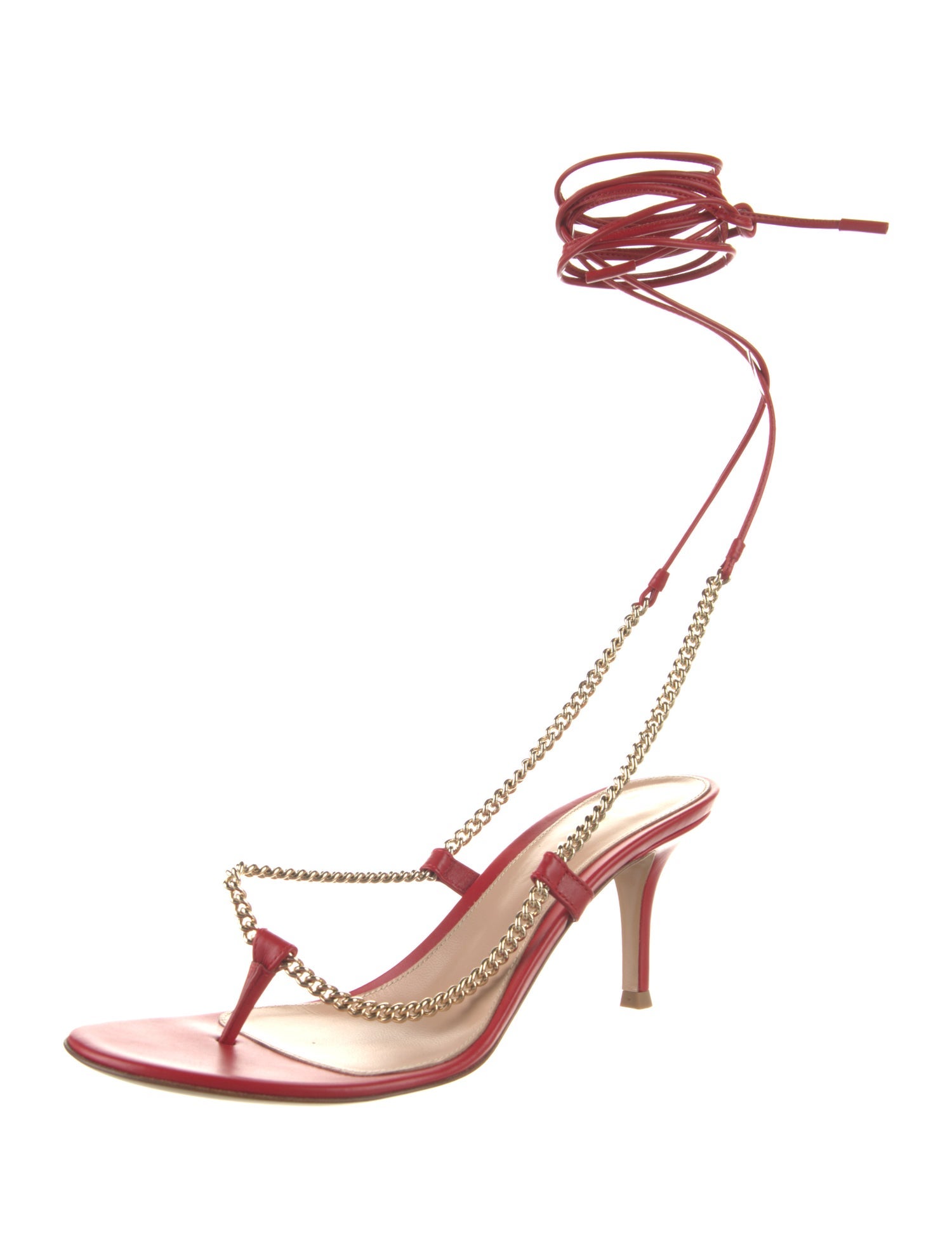 Gianvito Rossi Leather Gladiator Sandals