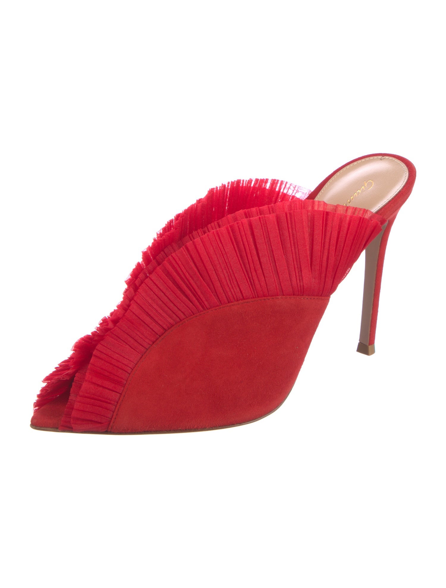 Gianvito Rossi Suede Mules