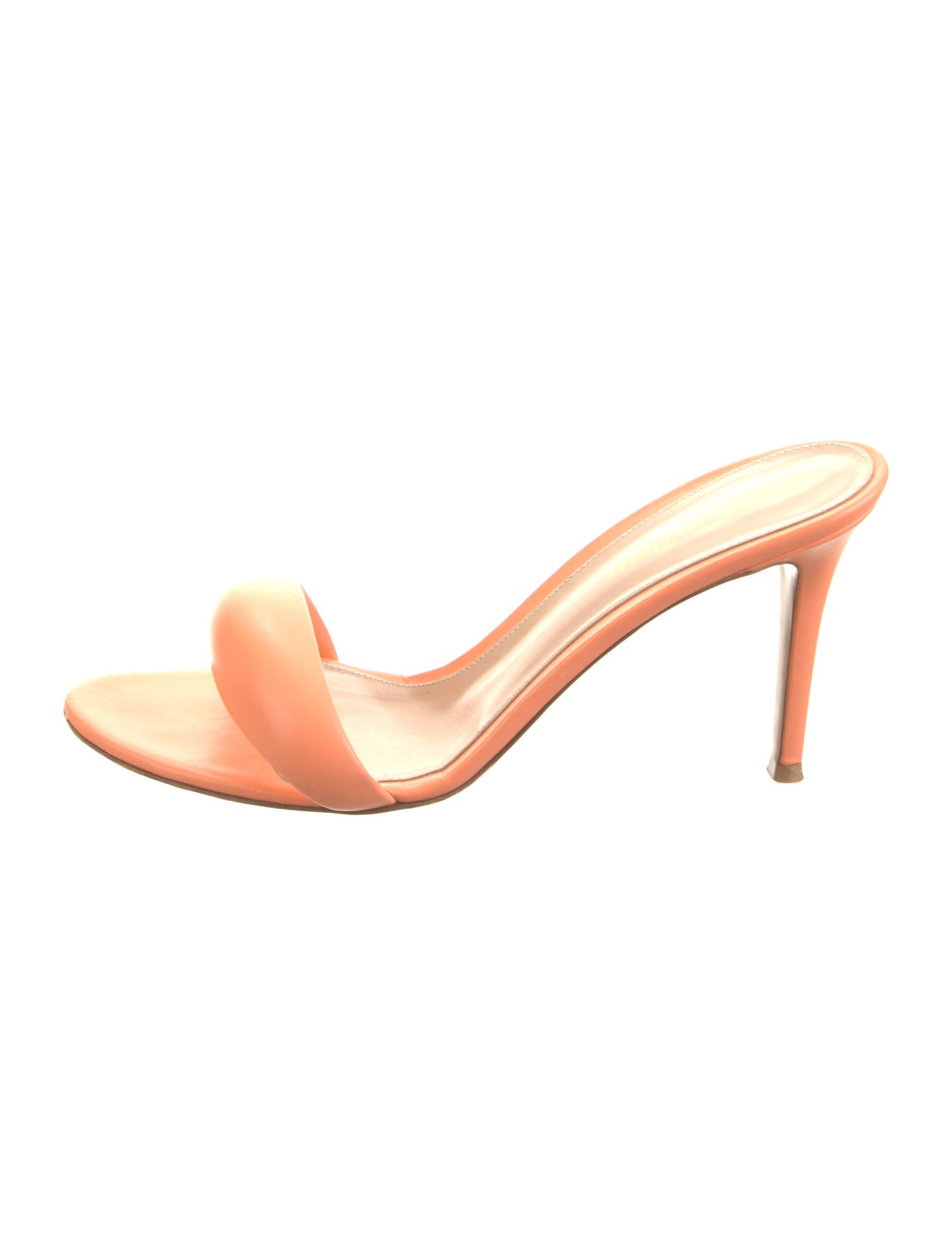 Gianvito Rossi Leather Slides