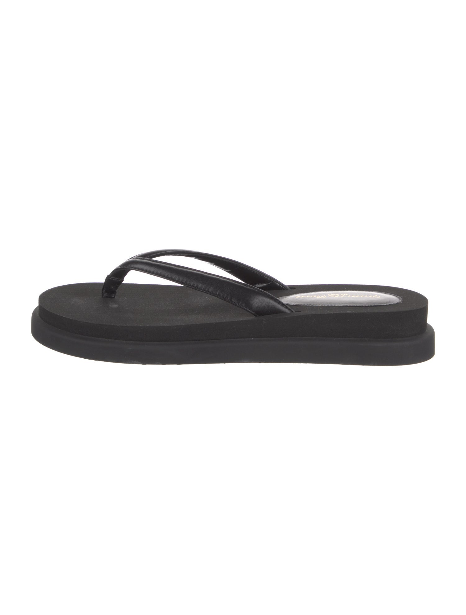 Gianvito Rossi Leather Flip Flops