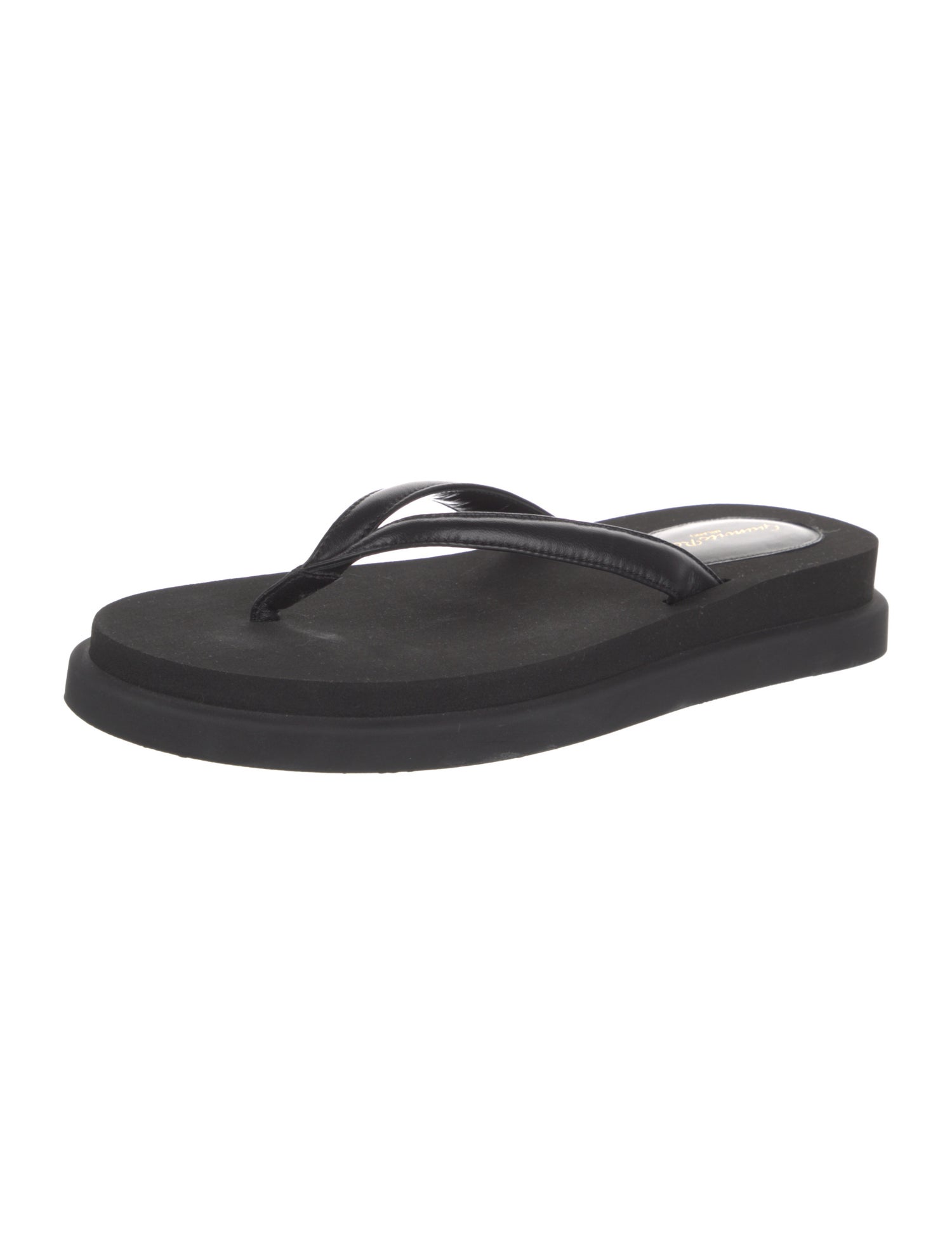 Gianvito Rossi Leather Flip Flops
