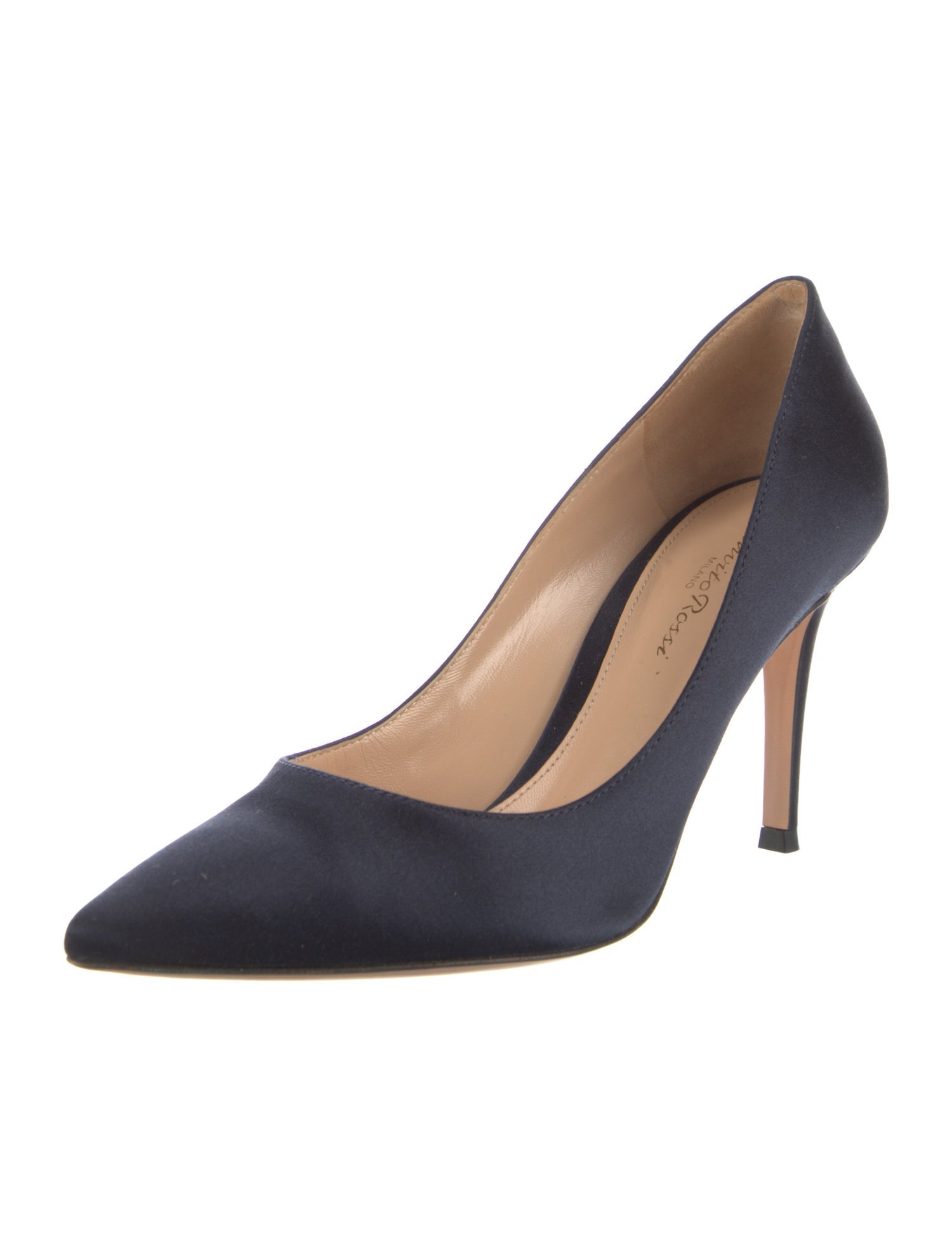 Gianvito Rossi Satin Pumps