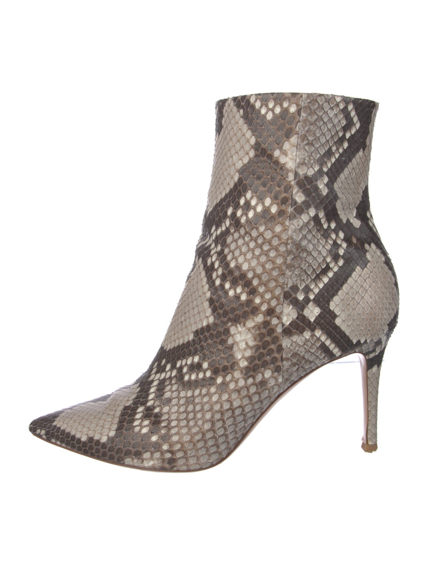Gianvito Rossi Snakeskin Animal Print Boots