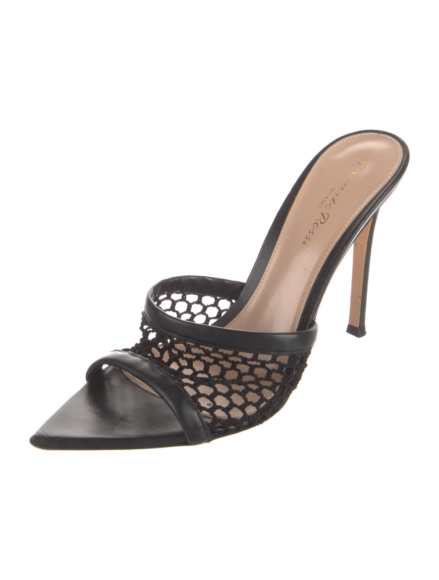 Gianvito Rossi Mesh Slides