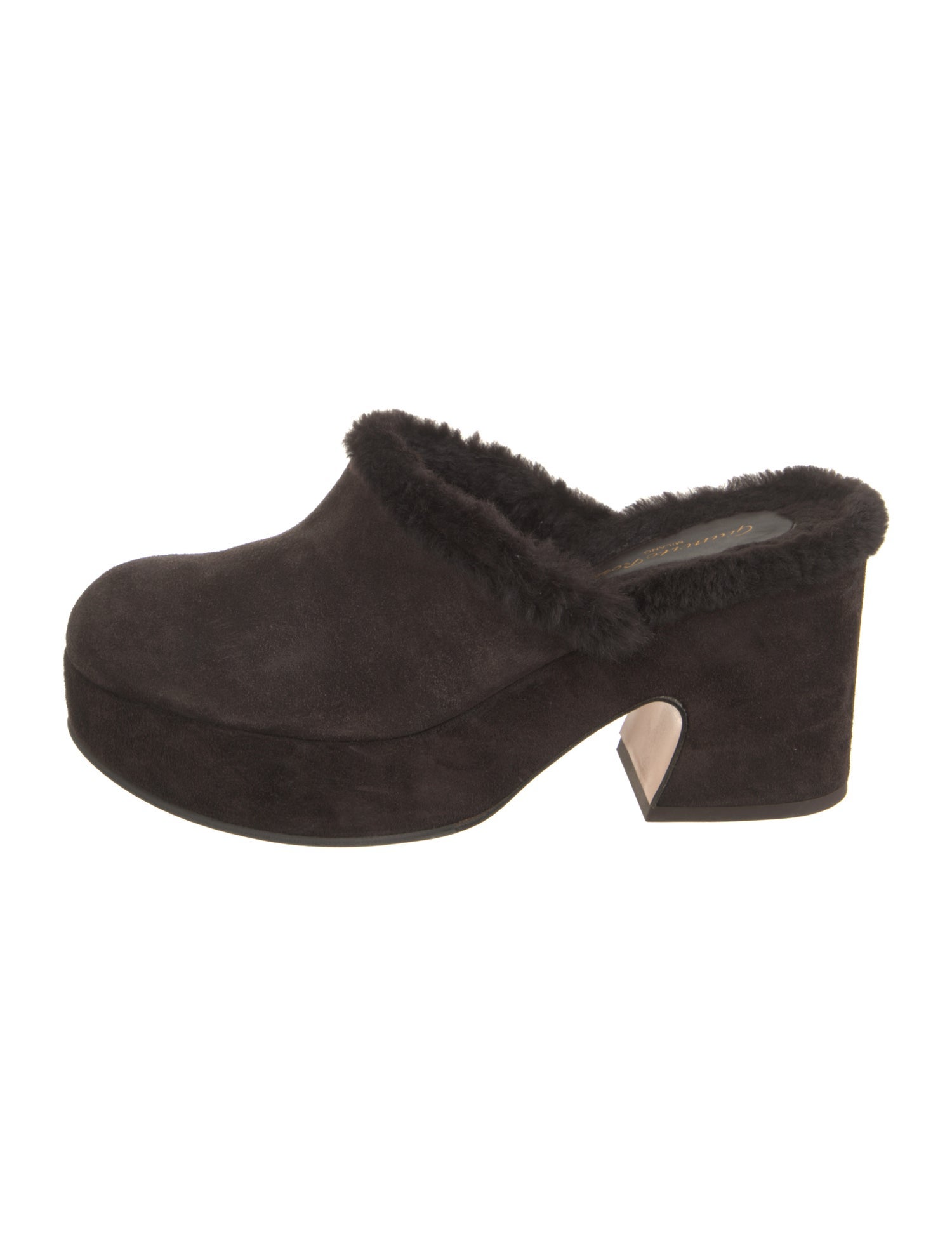 Gianvito Rossi Suede Mules