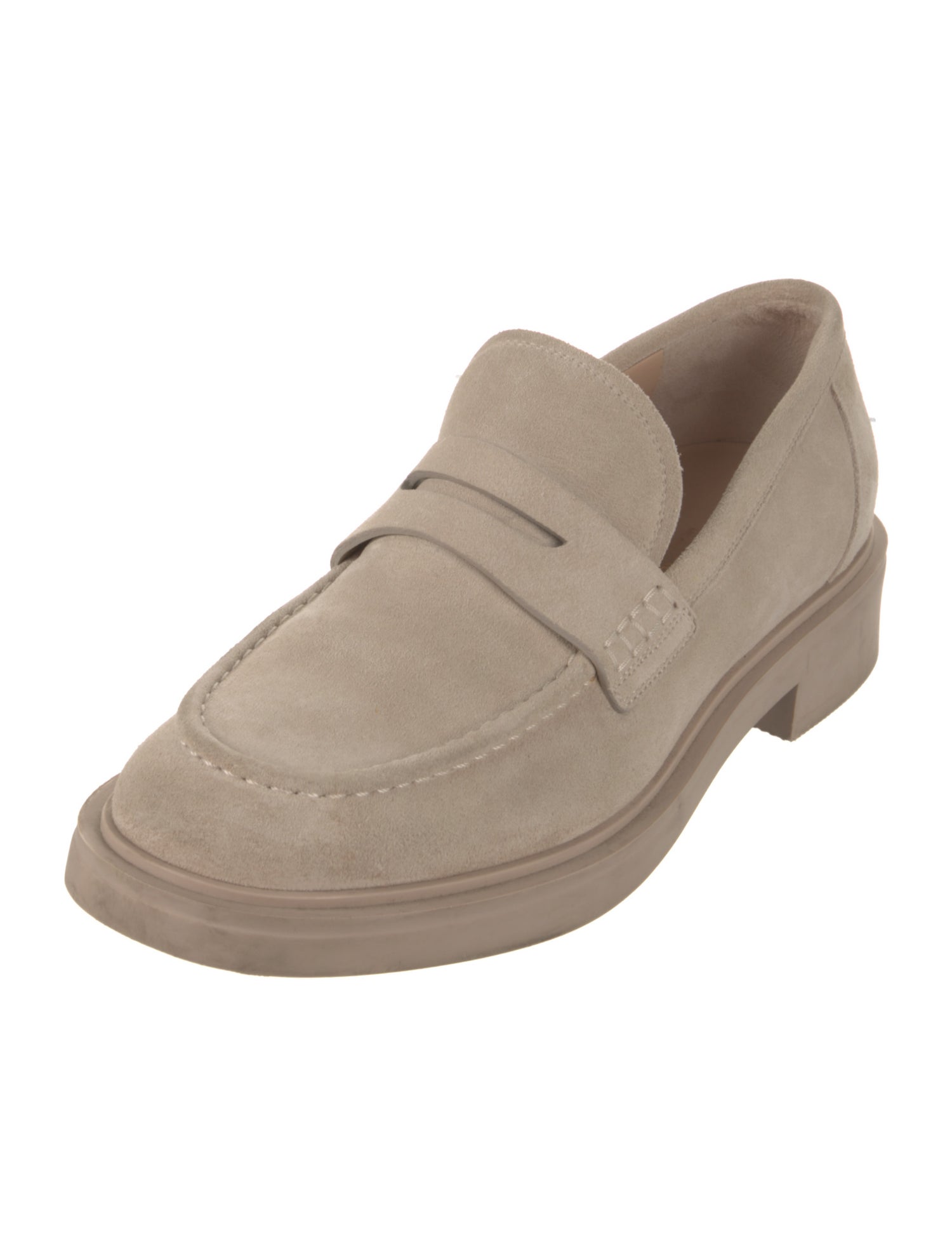 Gianvito Rossi Suede Loafers