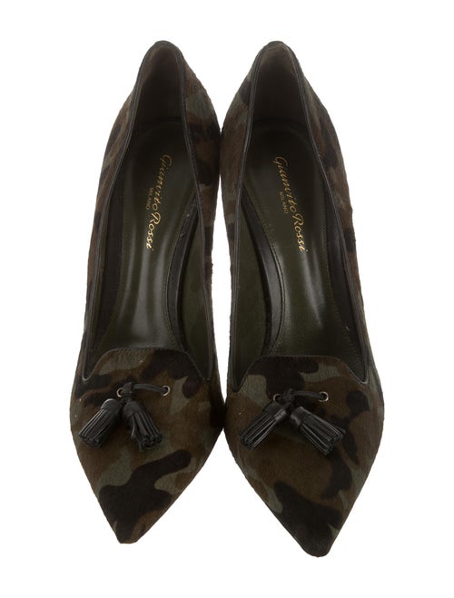 Gianvito Rossi Camouflage Ponyhair Pumps