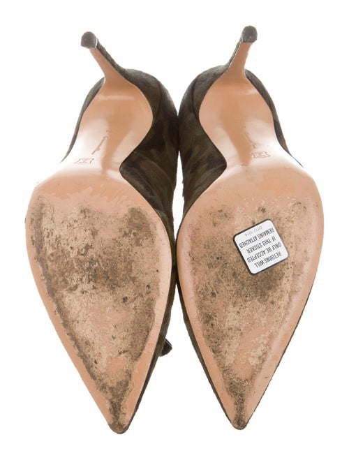 Gianvito Rossi Camouflage Ponyhair Pumps