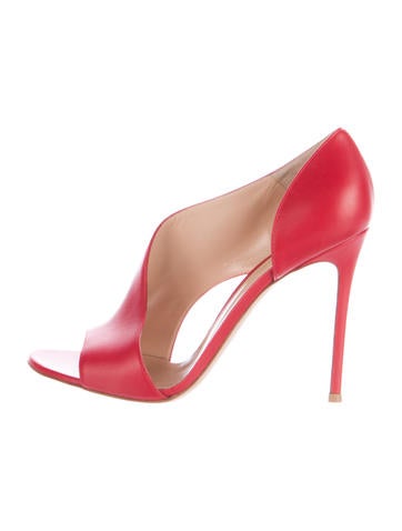 Gianvito Rossi Leather Demi Sandals w/ Tags