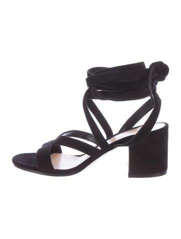 Gianvito Rossi Janis Suede Sandals