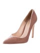 Gianvito Rossi Velvet Pointed-Toe Pumps