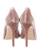 Gianvito Rossi Velvet Pointed-Toe Pumps