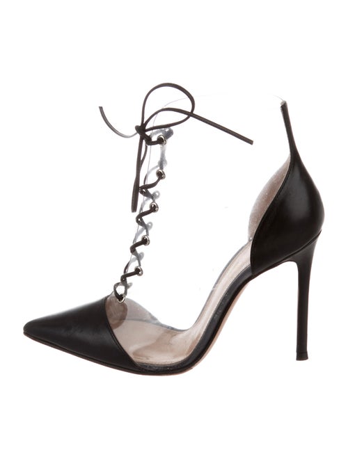 Gianvito Rossi PVC Ankle Booties Clear