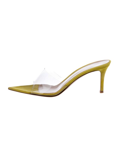 Gianvito Rossi PVC Slide Sandals w/ Tags Clear