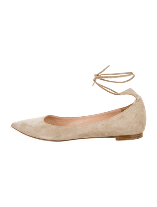 Gianvito Rossi Suede Ballet Flats