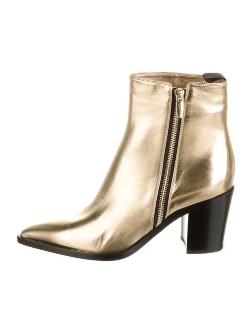 Gianvito Rossi Leather Boots Gold