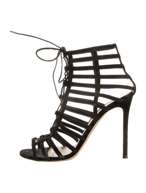 Gianvito Rossi Gladiator Suede Gladiator Sandals B