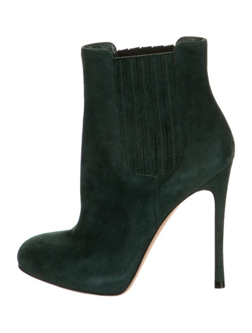 Gianvito Rossi Suede Boots Green