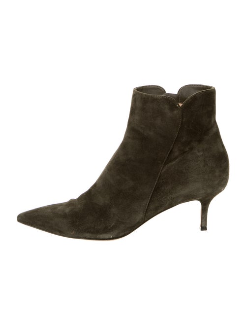 Gianvito Rossi Suede Boots Green