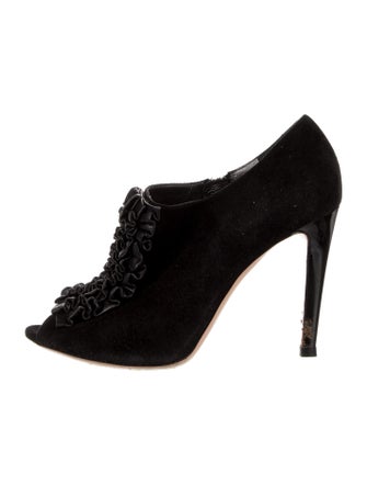 Gianvito Rossi Suede Lace-Up Boots