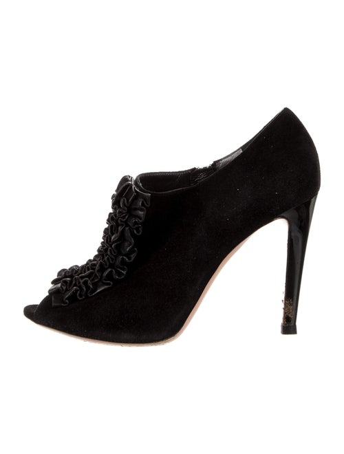 Gianvito Rossi Suede Lace-Up Boots