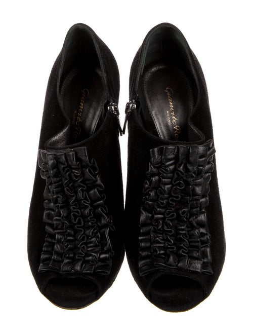 Gianvito Rossi Suede Lace-Up Boots