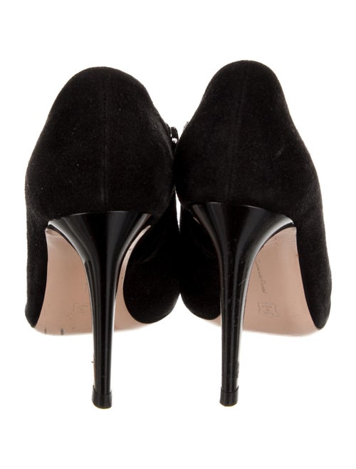 Gianvito Rossi Suede Lace-Up Boots