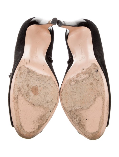 Gianvito Rossi Suede Lace-Up Boots