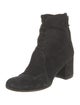 Gianvito Rossi Suede Lace-Up Boots