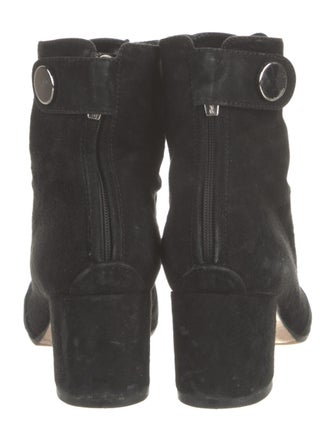 Gianvito Rossi Suede Lace-Up Boots