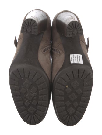 Gianvito Rossi Suede Moto Boots