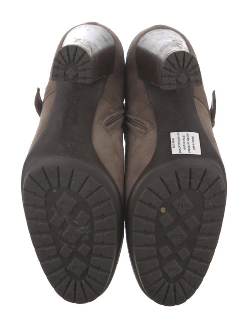 Gianvito Rossi Suede Moto Boots